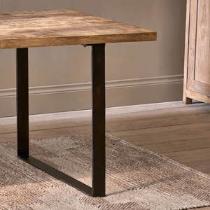 Nkuku FIA Natural Mango Wood Dining Table